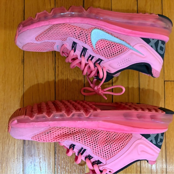 Nike Women's Pink and Gray Athletic Shoes - Picture 3 of 7